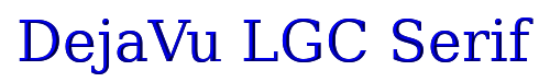 DejaVu LGC Serif 