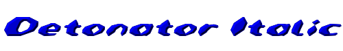 Detonator Italic 