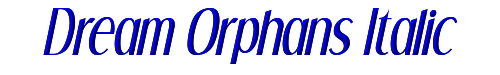 Dream Orphans Italic 
