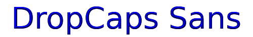 DropCaps Sans 