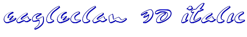 Eagleclaw 3D Italic 