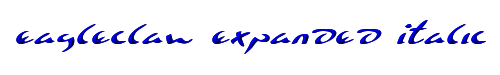 Eagleclaw Expanded Italic 