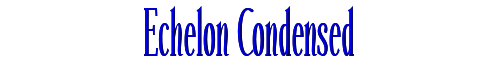 Echelon Condensed 