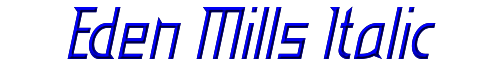 Eden Mills Italic 