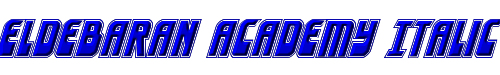 Eldebaran Academy Italic 
