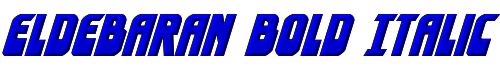 Eldebaran Bold Italic 