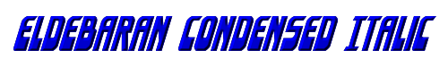 Eldebaran Condensed Italic 