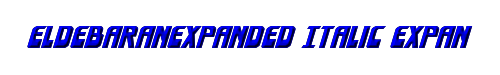 EldebaranExpanded Italic Expanded Italic 