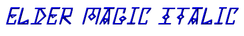Elder Magic Italic 