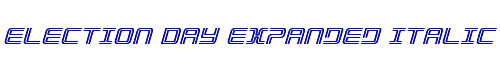 Election Day Expanded Italic 
