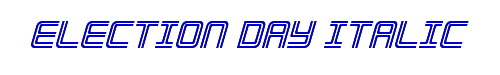 Election Day Italic 