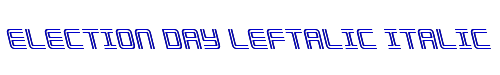 Election Day Leftalic Italic 