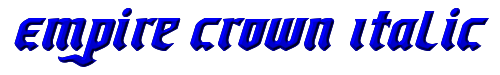 Empire Crown Italic 