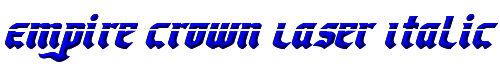 Empire Crown Laser Italic 