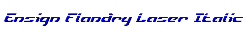 Ensign Flandry Laser Italic 