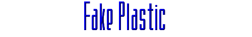 Fake Plastic 