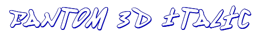 Fantom 3D Italic 