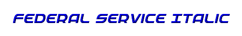 Federal Service Italic 