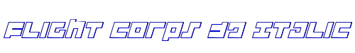 Flight Corps 3D Italic 