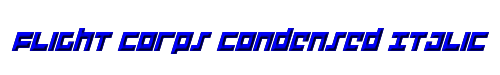 Flight Corps Condensed Italic 