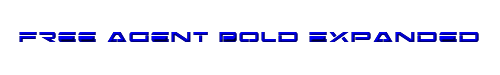 Free Agent Bold Expanded 