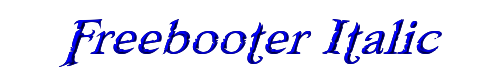 Freebooter Italic 
