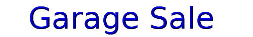 Click to use Garage Sale Garage Sale