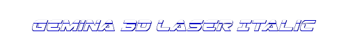 Gemina 3D Laser Italic 