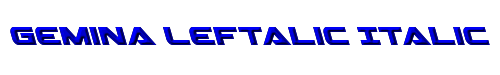 Gemina Leftalic Italic 