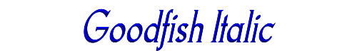 Goodfish Italic 