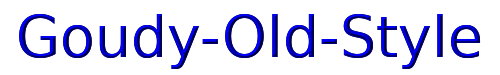 Goudy-Old-Style 