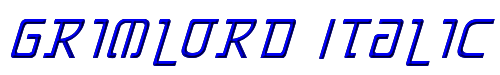 Grimlord Italic 