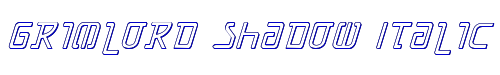 Grimlord Shadow Italic 