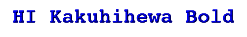 HI Kakuhihewa Bold 
