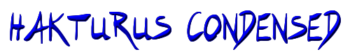 Hakturus Condensed 