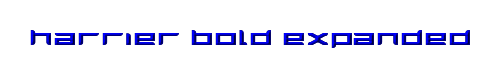 Harrier Bold Expanded 