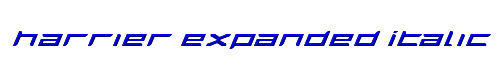 Harrier Expanded Italic 