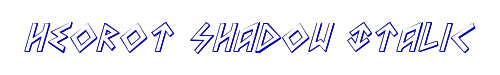 Heorot Shadow Italic 