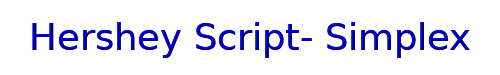Hershey Script- Simplex 