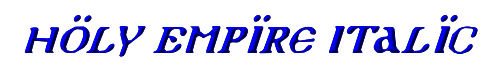 Holy Empire Italic 