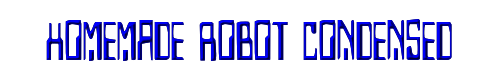Homemade Robot Condensed 