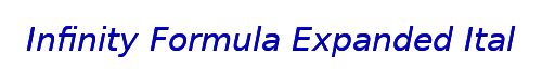 Infinity Formula Expanded Italic 