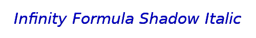 Infinity Formula Shadow Italic 