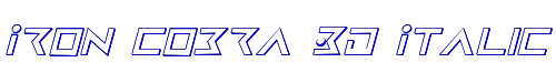 Iron Cobra 3D Italic 