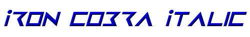 Iron Cobra Italic 