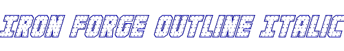 Iron Forge Outline Italic 