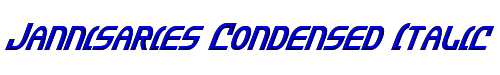 Jannisaries Condensed Italic 