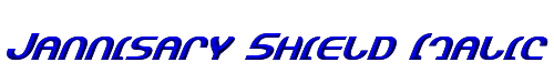 Jannisary Shield Italic 
