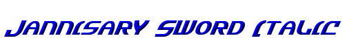 Jannisary Sword Italic 