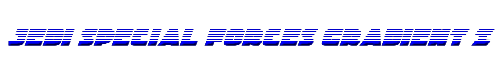 Jedi Special Forces Gradient Italic 